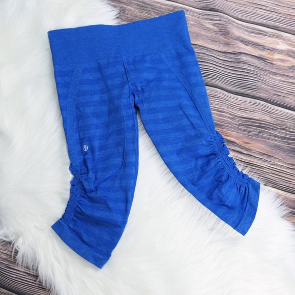 lululemon ∙ in the flow crop leggings *stripe - Picture 3 of 7